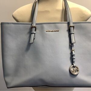 Michael Kors Sky Blue Tote Bag